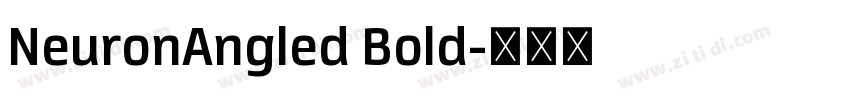 NeuronAngled Bold字体转换